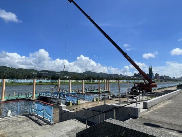 海葵颱風來洶洶  北市水利處已展開河濱設施撤離作業
