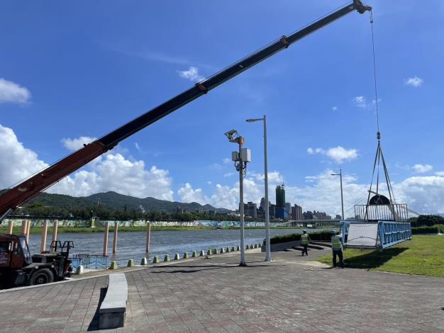 海葵颱風來洶洶  北市水利處已經展開河濱設施撤離作業