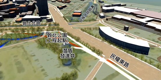 工程起點示意圖